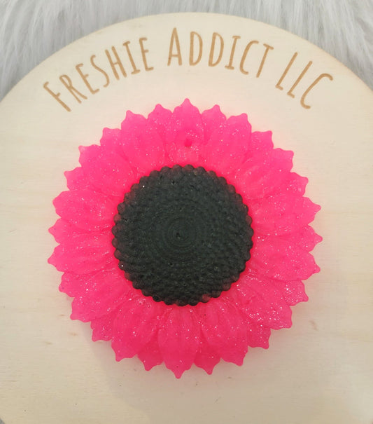Hot Pink & Black Sunflower *Made to order*